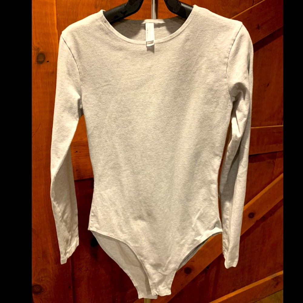 American Apparel Long Sleeve Bodysuit